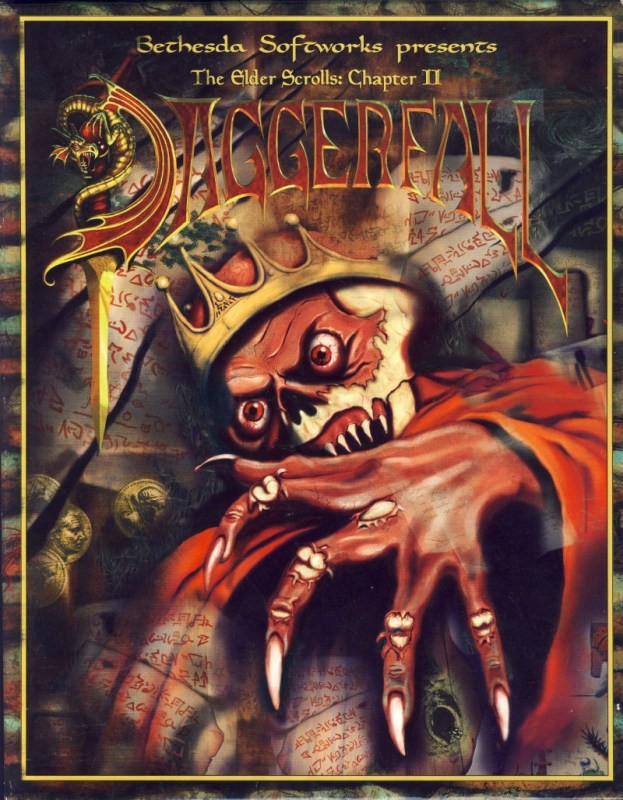 Capa do jogo The Elder Scrolls II: Daggerfall