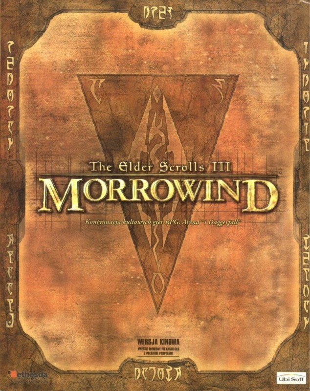 Capa do jogo The Elder Scrolls III: Morrowind