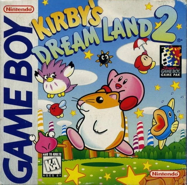 Capa do jogo Kirbys Dream Land 2