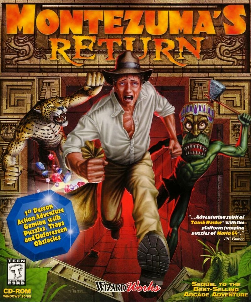 Capa do jogo Montezumas Return