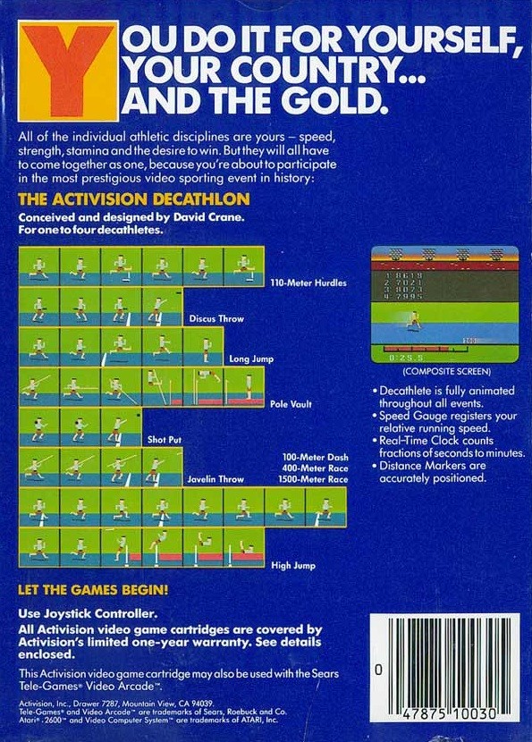 Capa do jogo The Activision Decathlon
