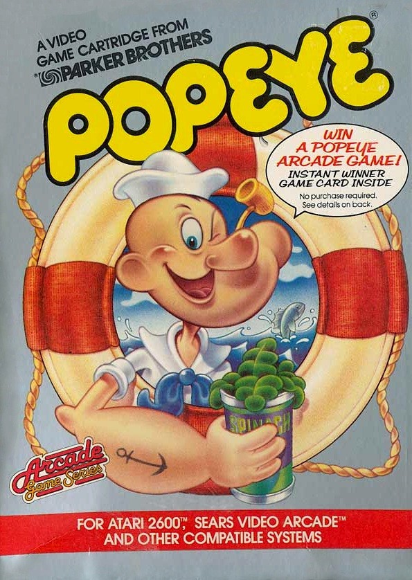 Capa do jogo Popeye