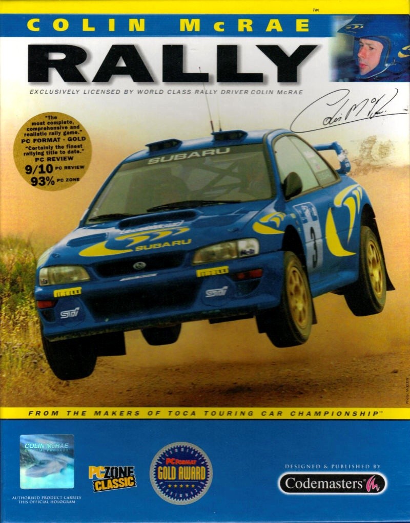 Capa do jogo Colin McRae Rally