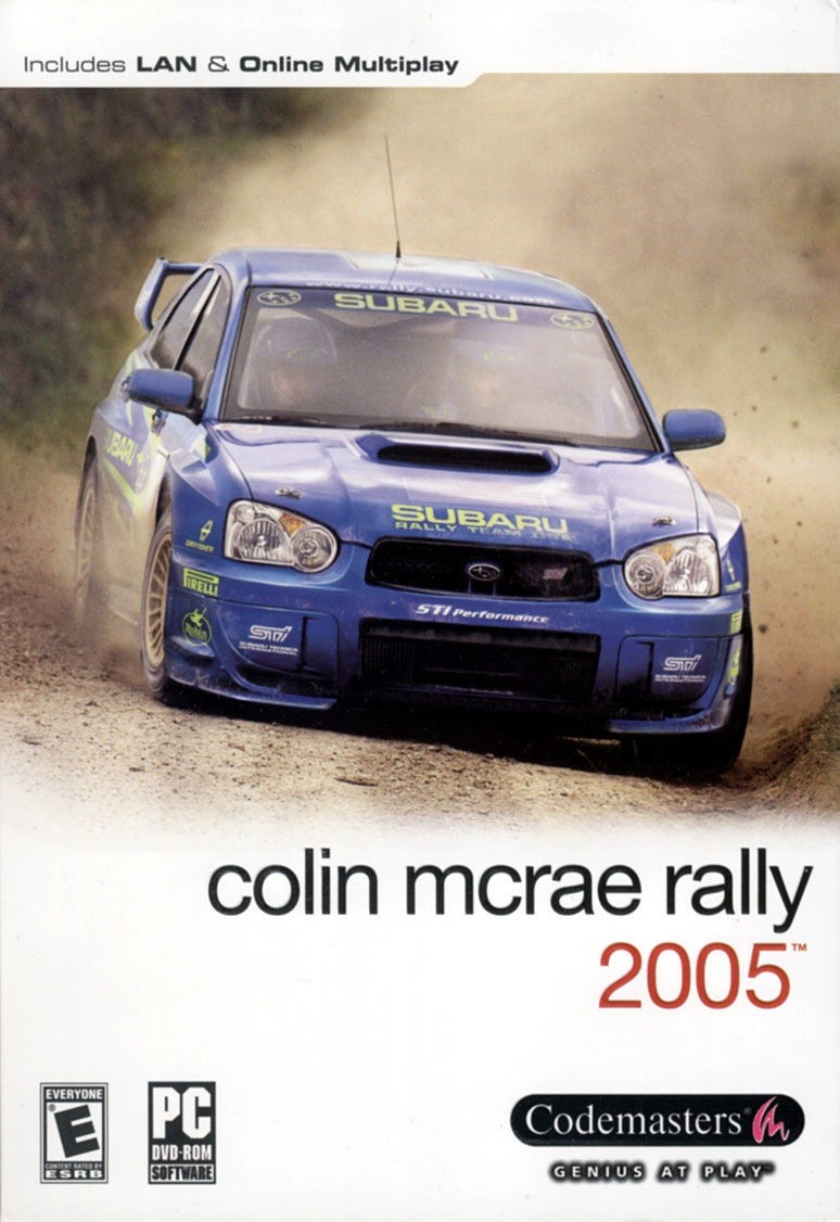 Capa do jogo Colin McRae Rally 2005
