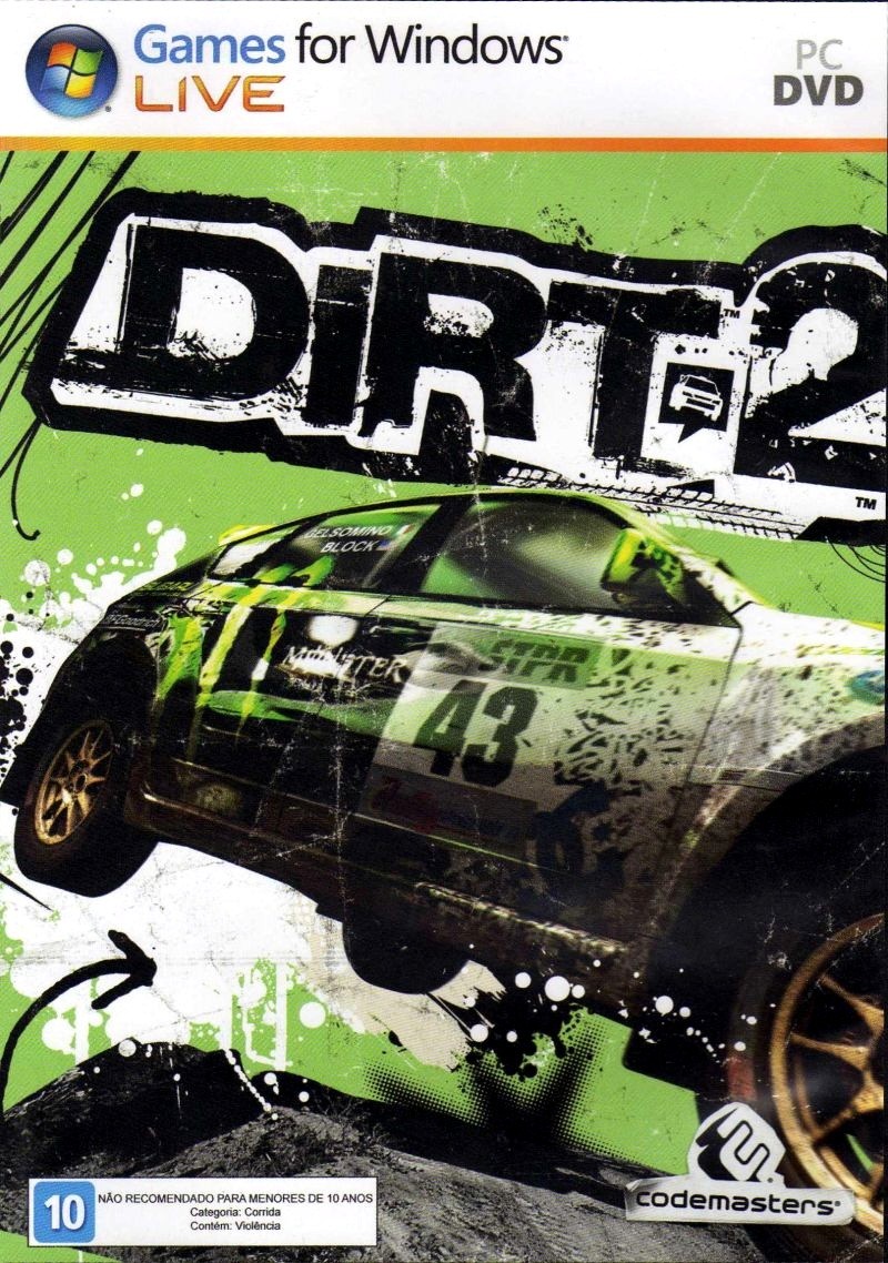 Capa do jogo DiRT 2