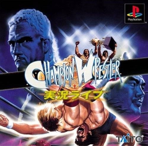 Capa do jogo Champion Wrestler: Jikkyo Live