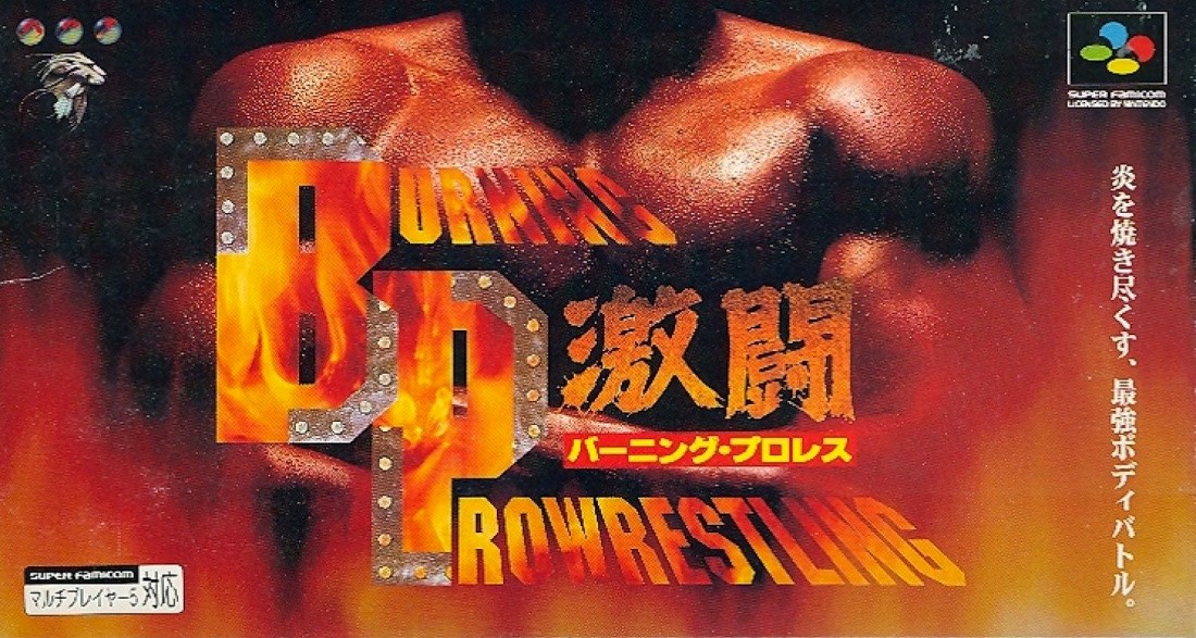 Capa do jogo Gekitou Burning Pro Wrestling
