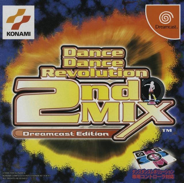 Capa do jogo Dance Dance Revolution 2nd Mix Dreamcast Edition