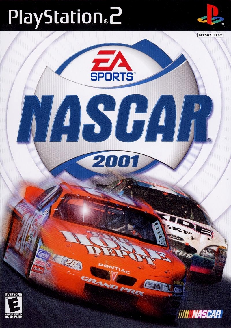 Capa do jogo NASCAR 2001