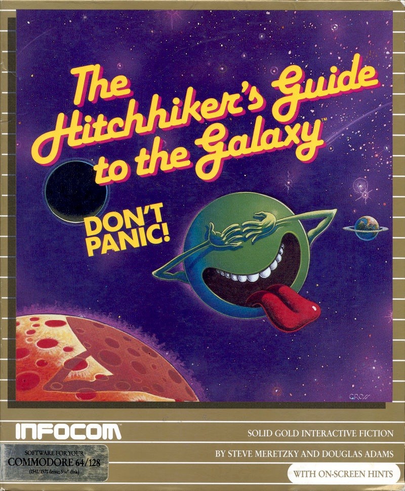 Capa do jogo The Hitchhikers Guide to the Galaxy