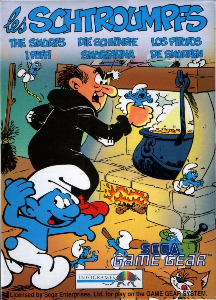 Capa do jogo The Smurfs