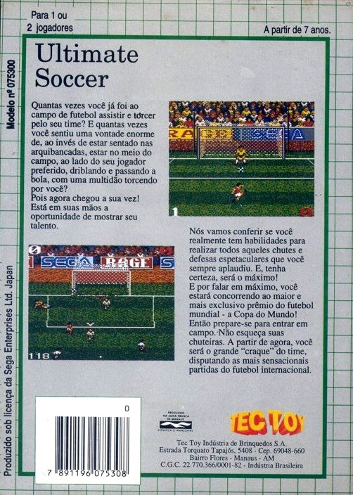 Capa do jogo Ultimate Soccer