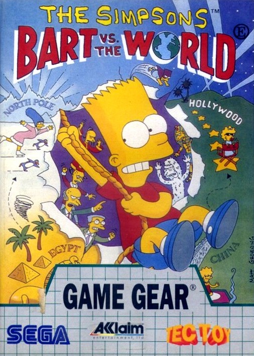 Capa do jogo The Simpsons: Bart vs. the World