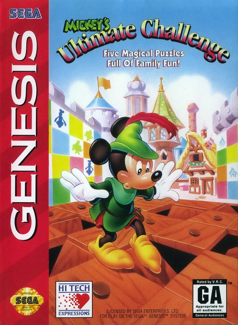 Capa do jogo Mickeys Ultimate Challenge