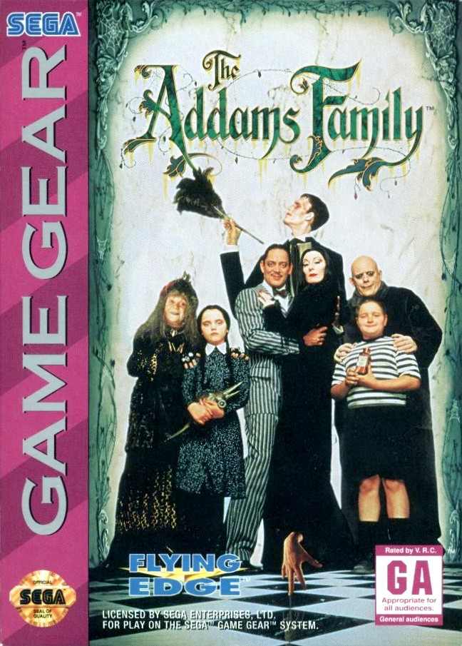 Capa do jogo The Addams Family