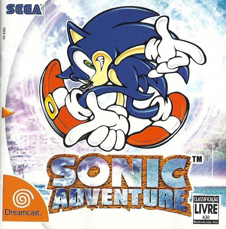 Capa do jogo Sonic Adventure