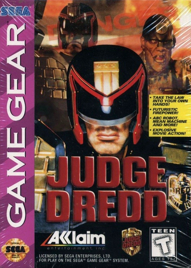 Capa do jogo Judge Dredd