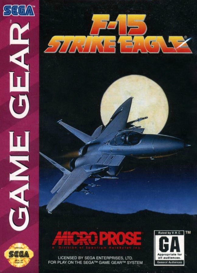 Capa do jogo F-15 Strike Eagle