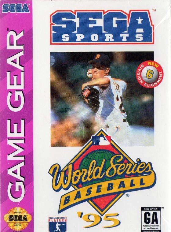 Capa do jogo World Series Baseball 95