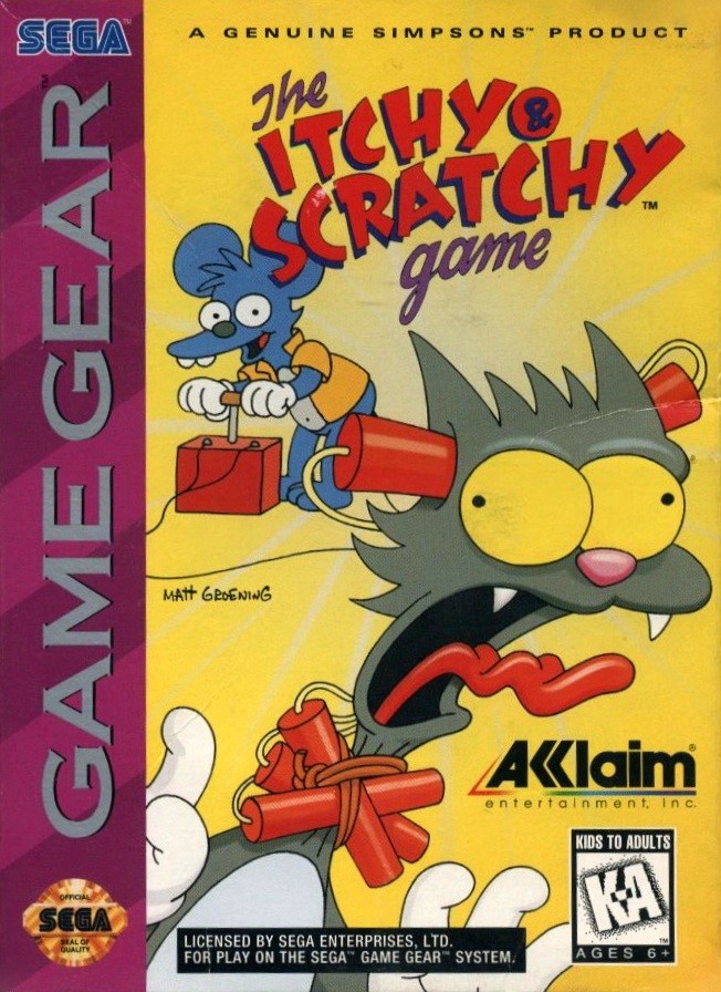 Capa do jogo The Itchy & Scratchy Game