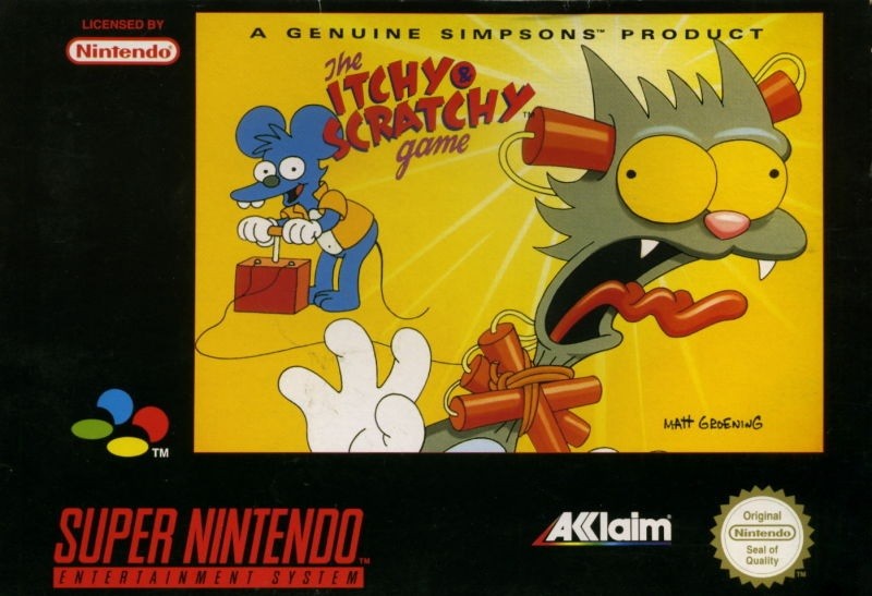 Capa do jogo The Itchy & Scratchy Game