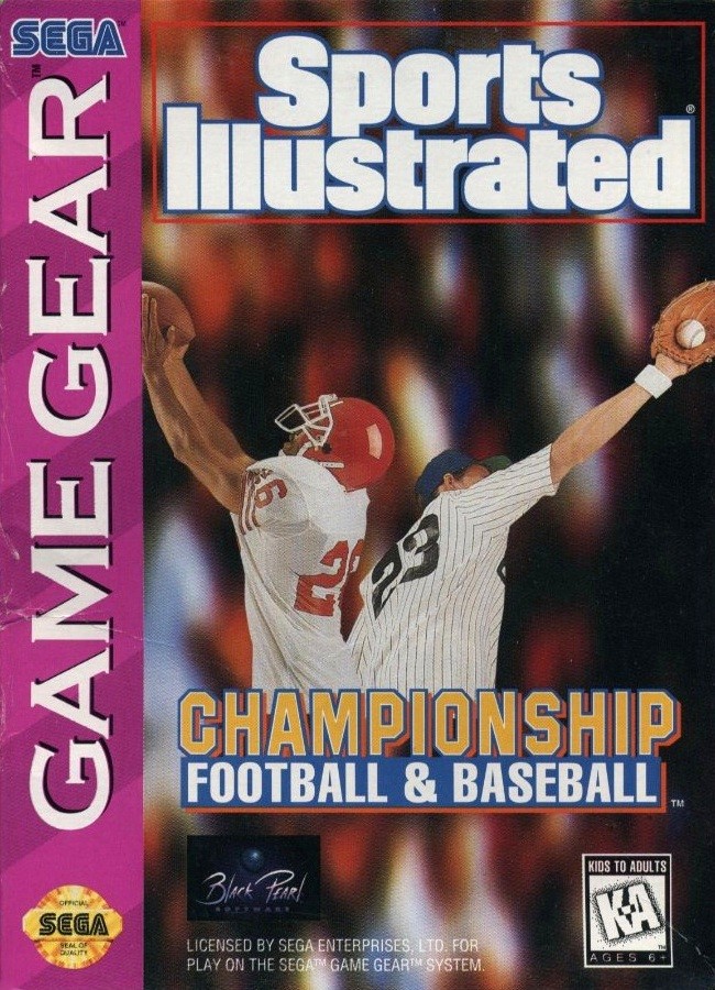 Capa do jogo Sports Illustrated: Championship Football & Baseball