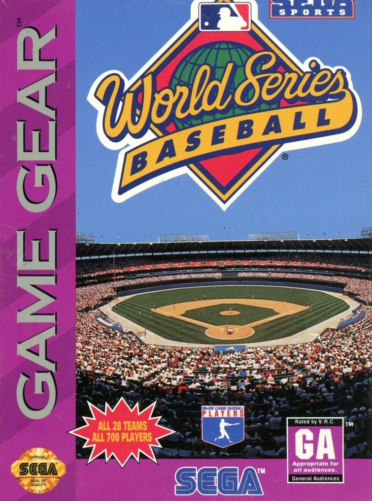 Capa do jogo World Series Baseball