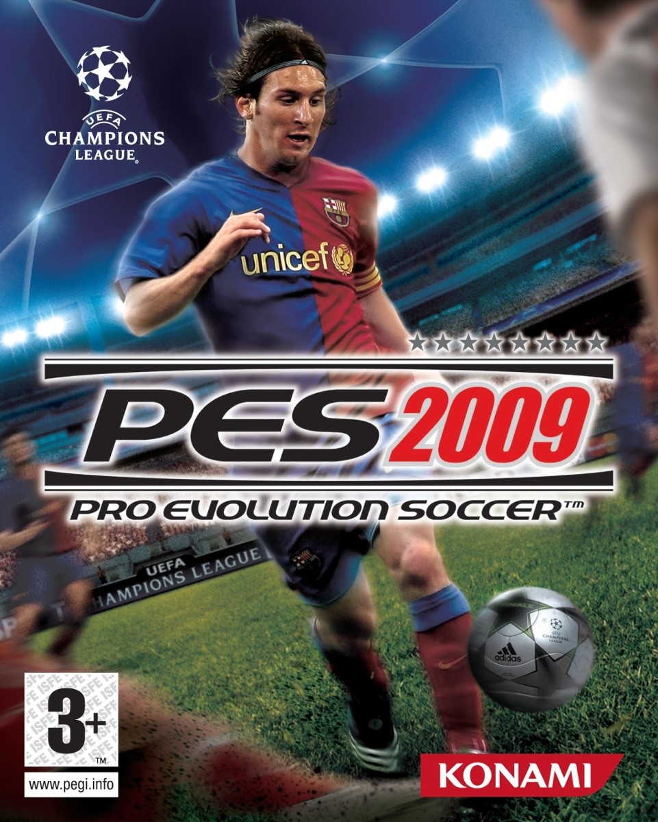 Capa do jogo Pro Evolution Soccer 2009