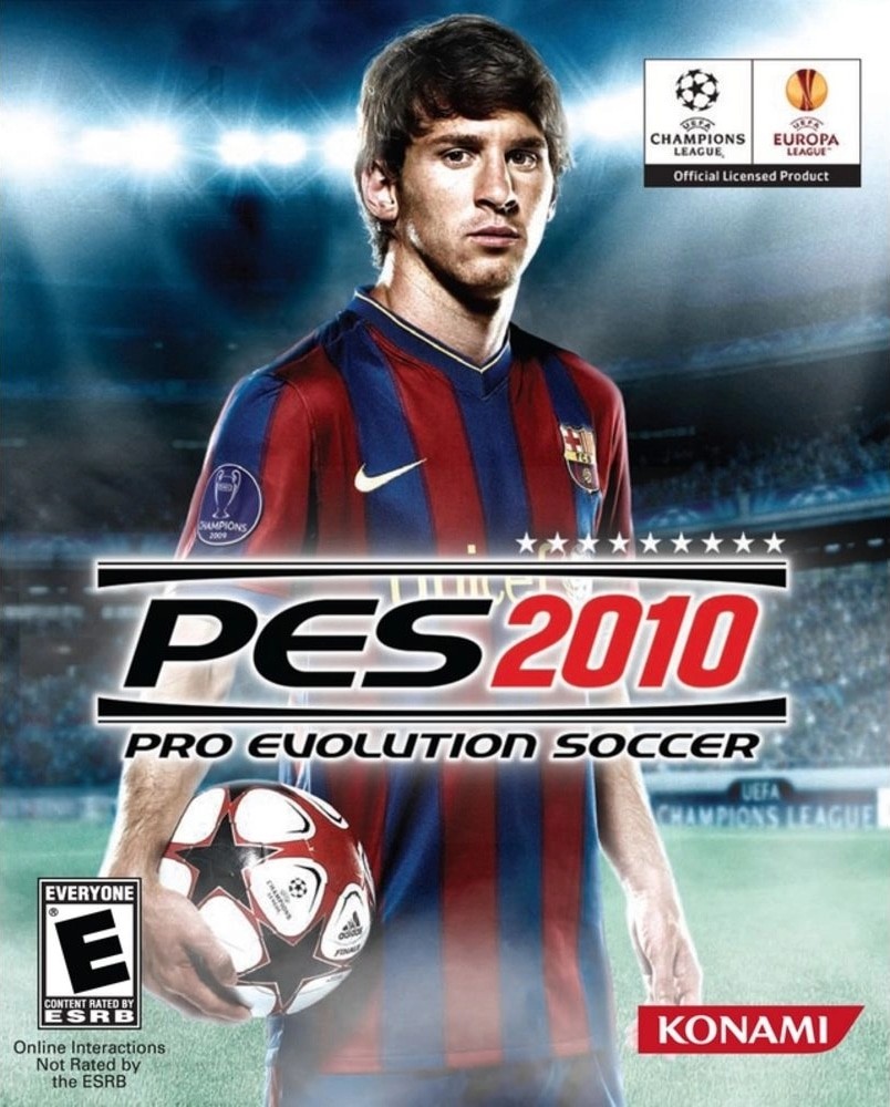 Capa do jogo Pro Evolution Soccer 2010