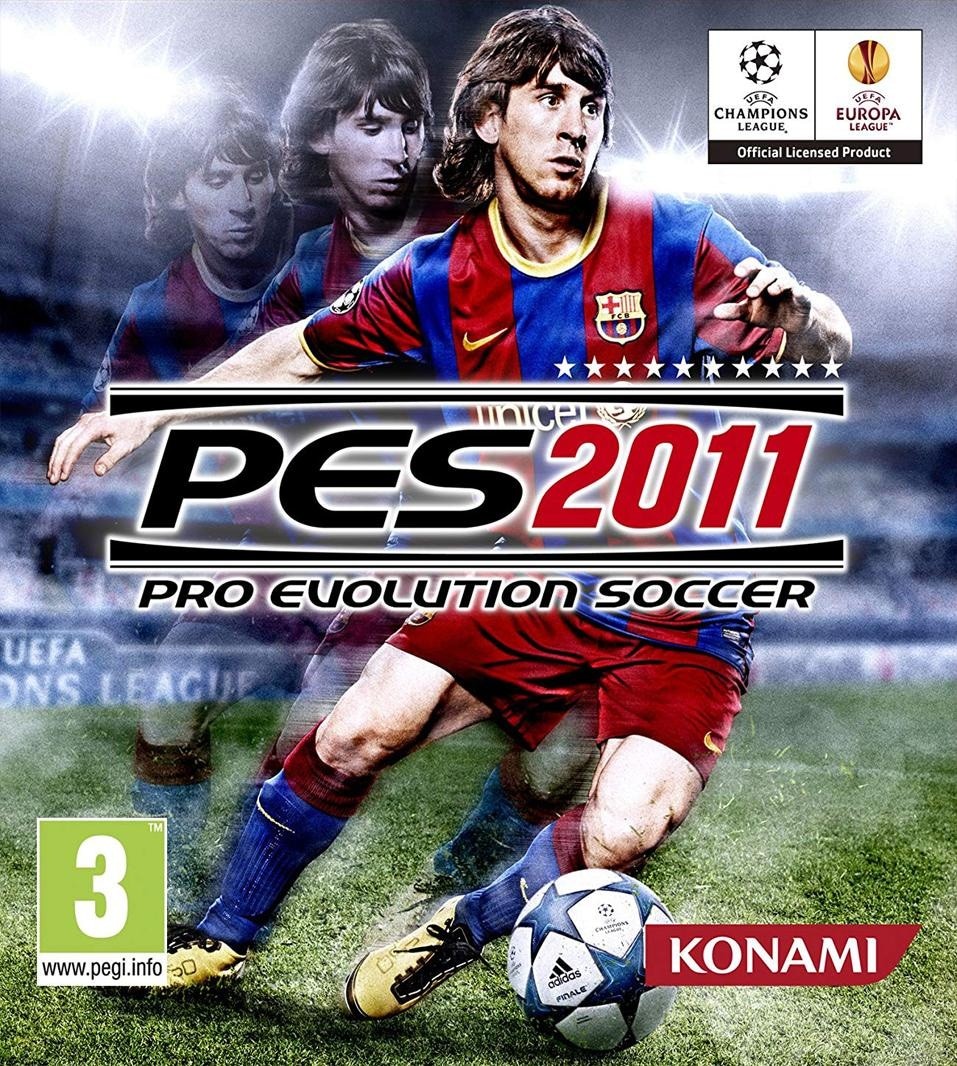 Capa do jogo Pro Evolution Soccer 2011