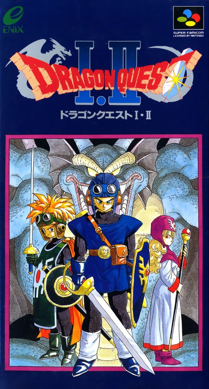 Capa do jogo Dragon Quest I & II