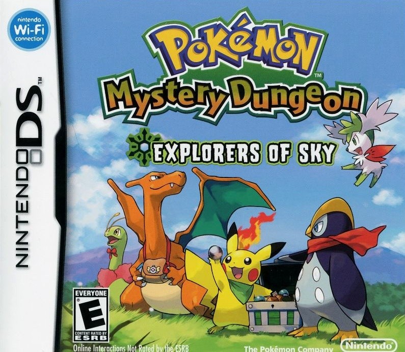 Capa do jogo Pokémon Mystery Dungeon: Explorers of Sky