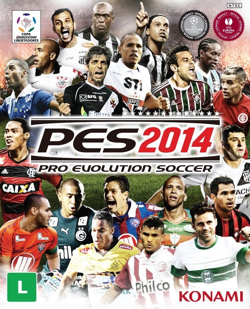 Capa do jogo Pro Evolution Soccer 2014