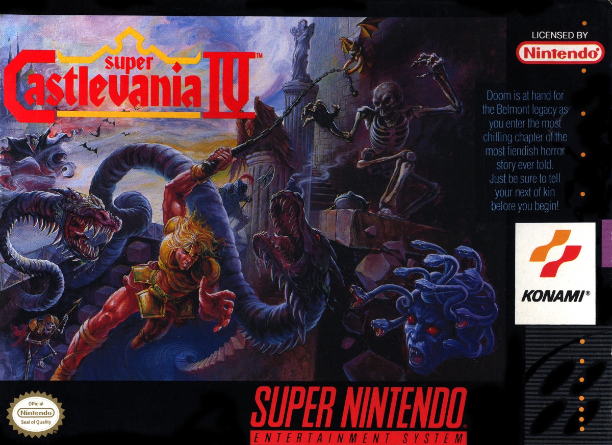 Capa do jogo Super Castlevania IV