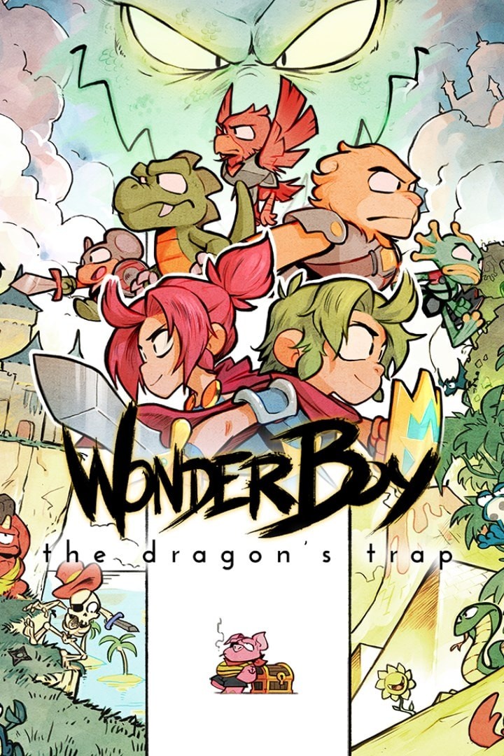 Capa do jogo Wonder Boy: The Dragons Trap