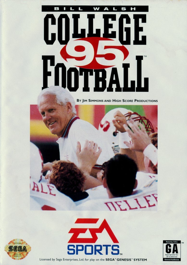 Capa do jogo Bill Walsh College Football 95