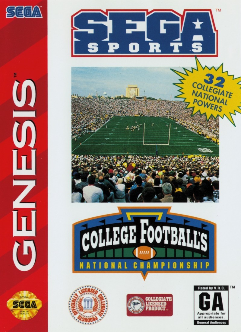 Capa do jogo College Footballs National Championship