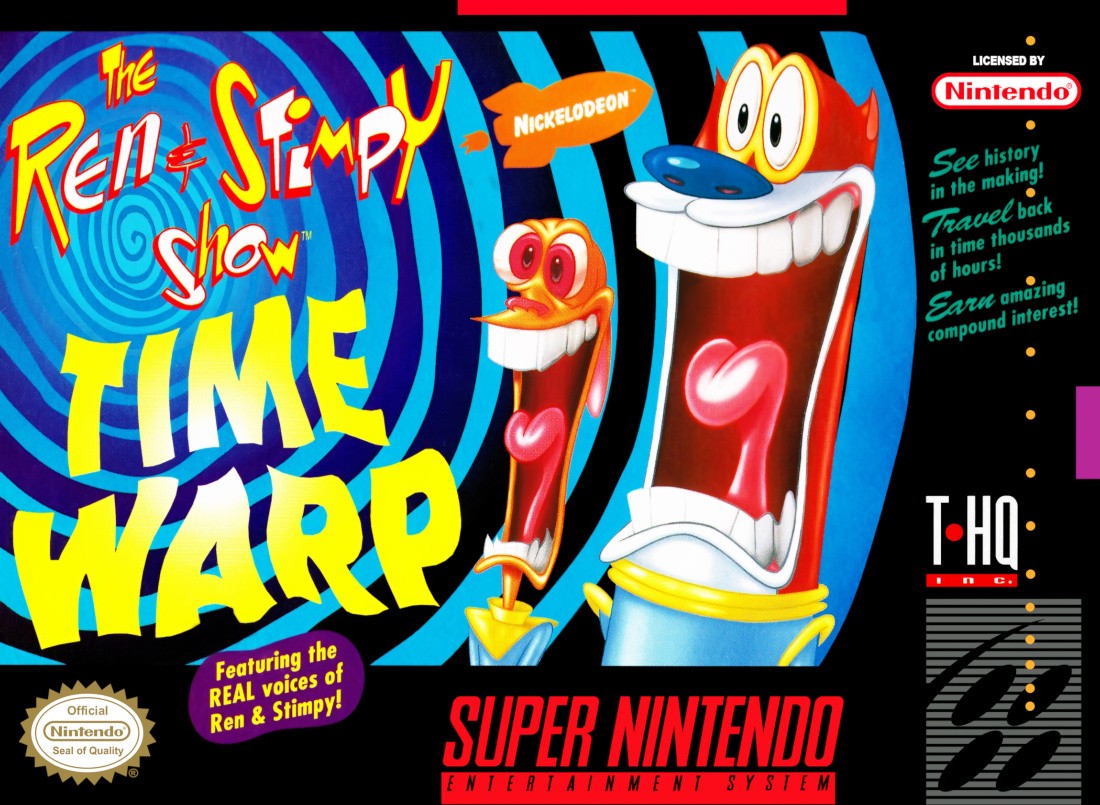 Capa do jogo The Ren & Stimpy Show: Time Warp