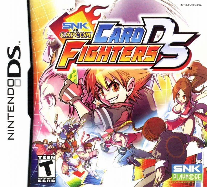 Capa do jogo SNK vs. CAPCOM: Card Fighters DS