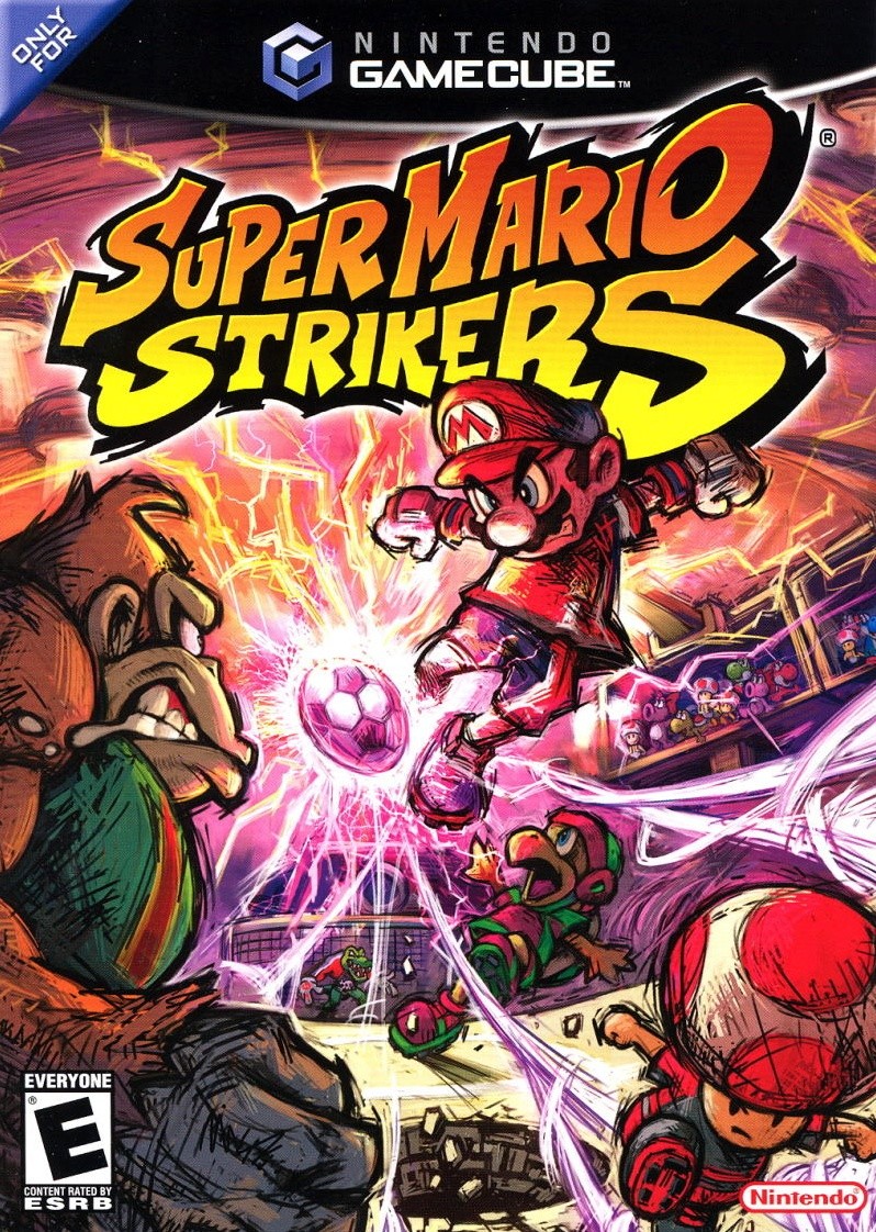 Capa do jogo Super Mario Strikers