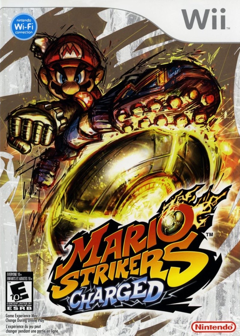 Capa do jogo Mario Strikers Charged