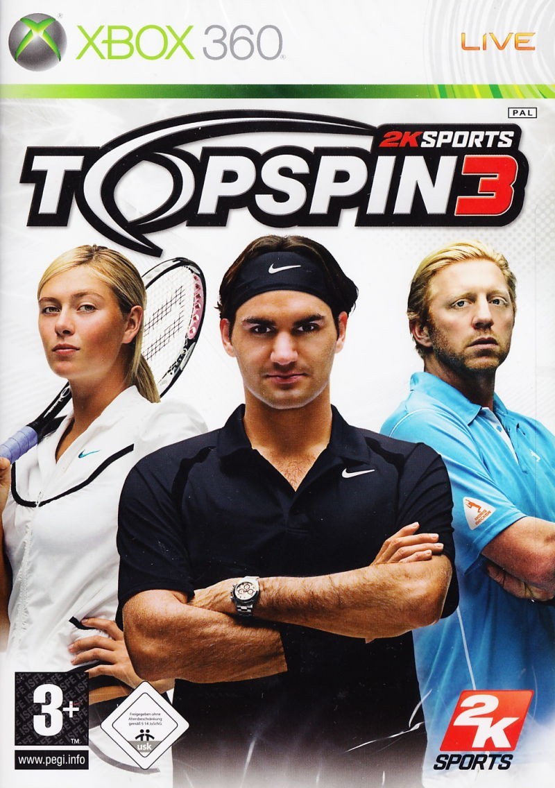 Capa do jogo Top Spin 3