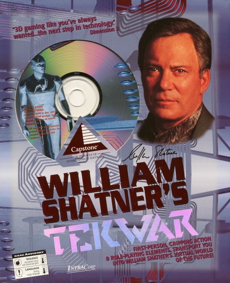 Capa do jogo William Shatners TekWar