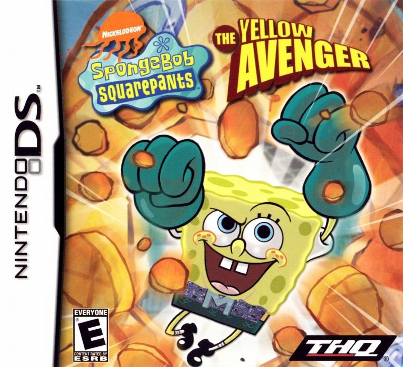 Capa do jogo SpongeBob SquarePants: The Yellow Avenger