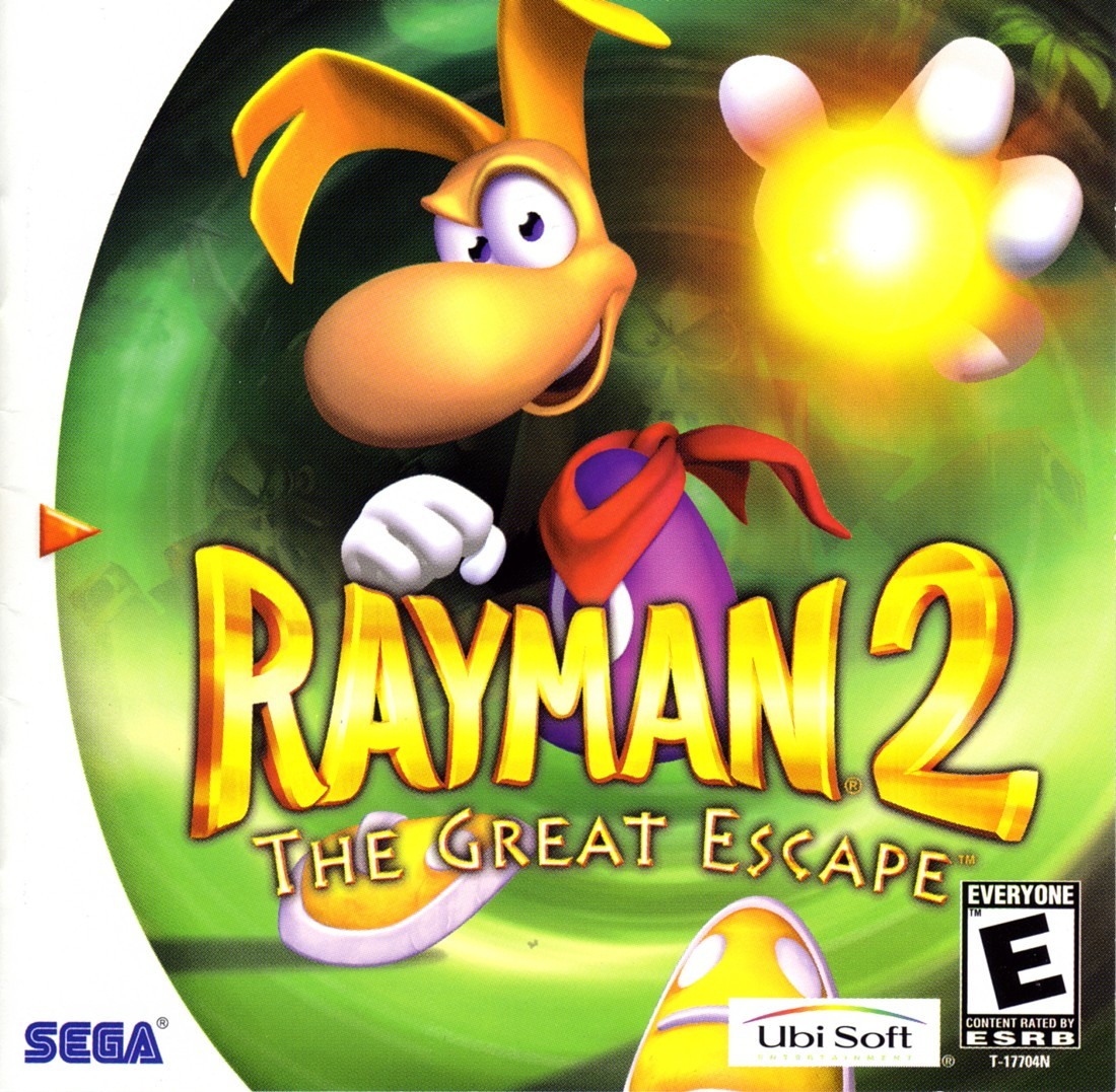 Capa do jogo Rayman 2: The Great Escape