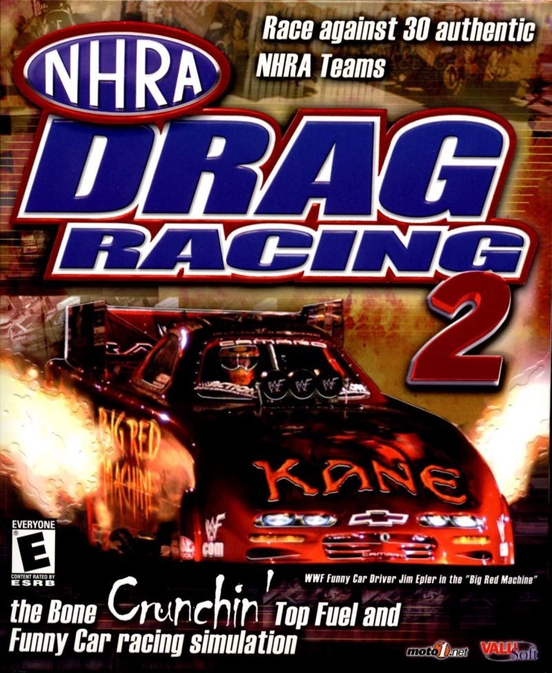 Capa do jogo NHRA Drag Racing 2