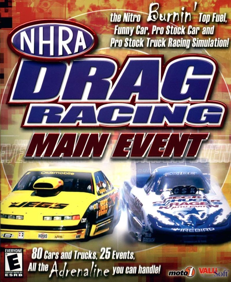Capa do jogo NHRA Drag Racing Main Event
