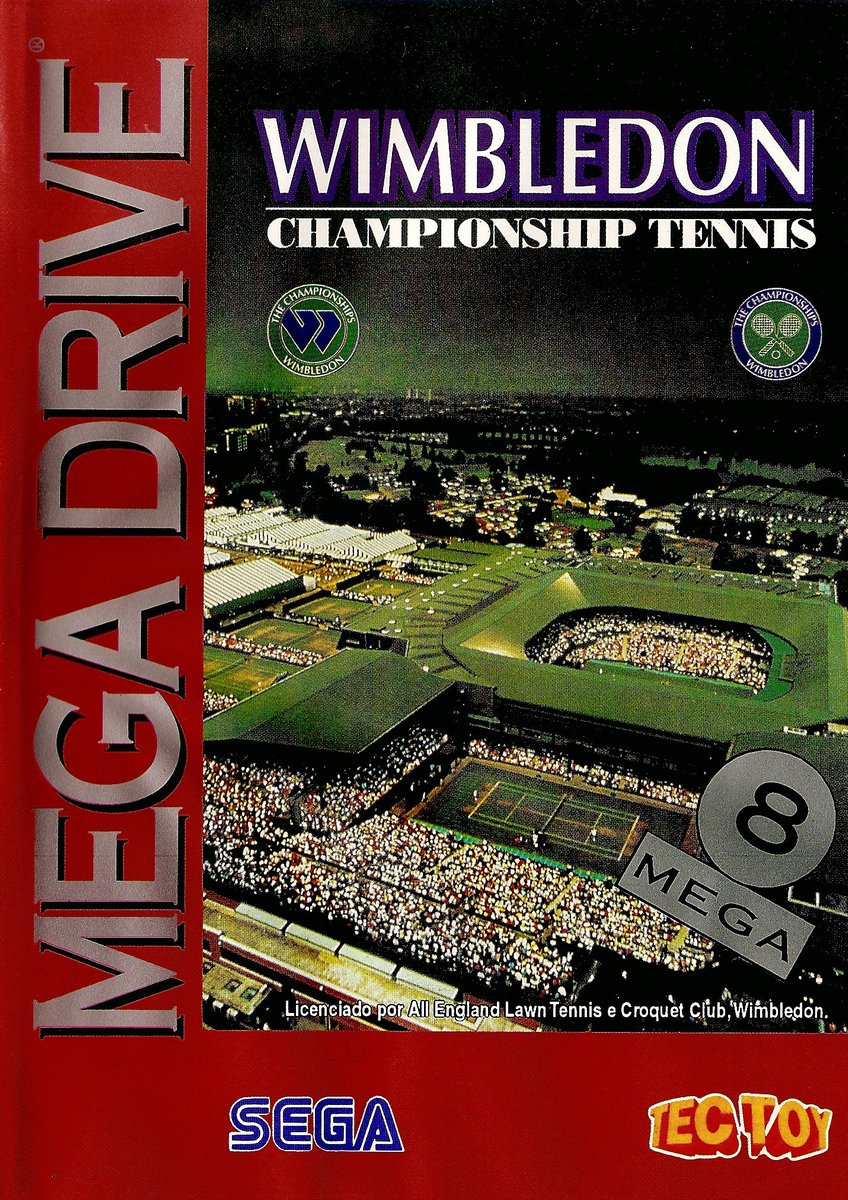 Capa do jogo Wimbledon Championship Tennis