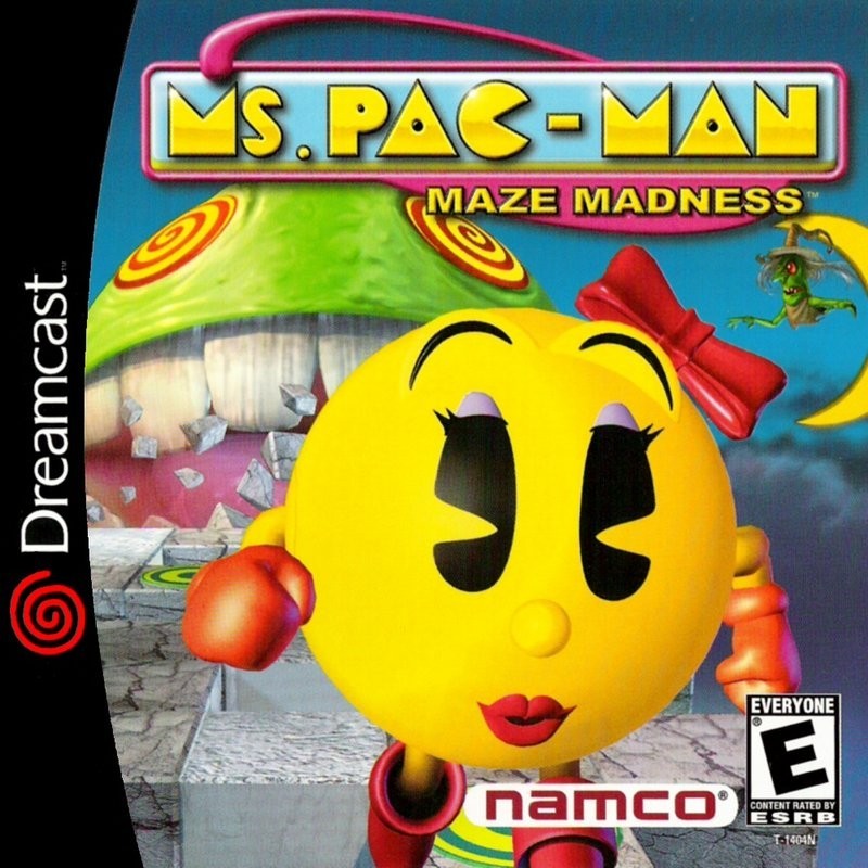 Capa do jogo Ms. Pac-Man Maze Madness
