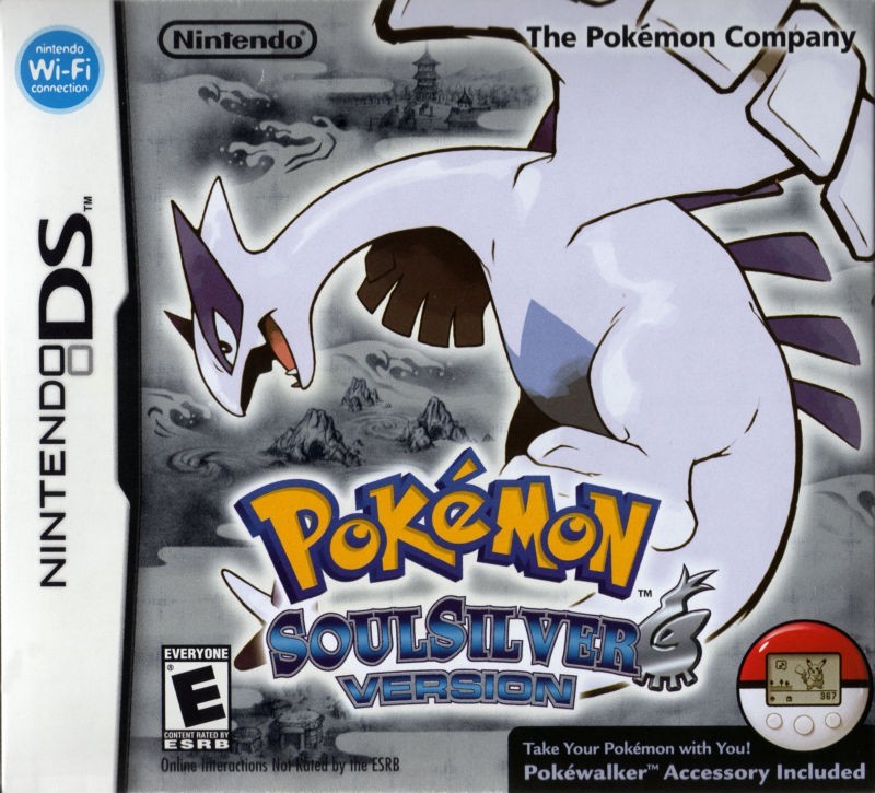 Capa do jogo Pokémon SoulSilver Version
